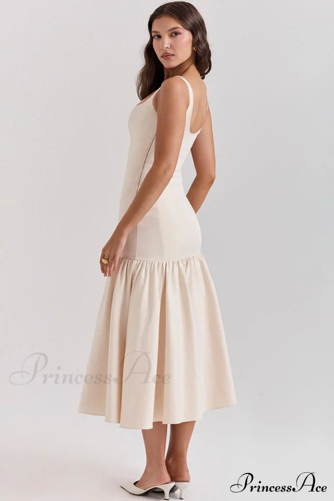 Amore Dropped Stylish Waist Midi Dress image 3