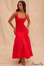 Amore Dropped Stylish Waist Midi Dress image 7