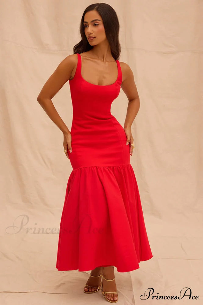 Amore Dropped Stylish Waist Midi Dress image 7