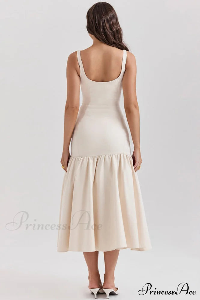 Amore Dropped Stylish Waist Midi Dress image 4