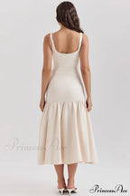 Amore Dropped Stylish Waist Midi Dress image 4