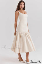 Amore Dropped Stylish Waist Midi Dress image 2