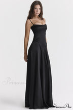 Anabella Black Lace Maxi Dress image 4