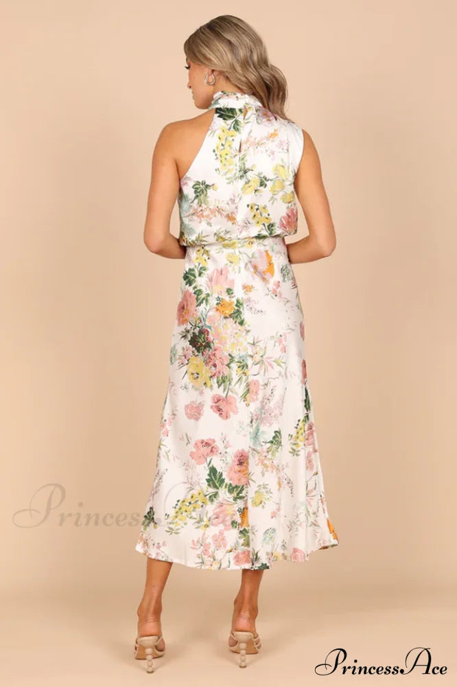 Anabelle Halter Stylish Neck Midi Dress image 5