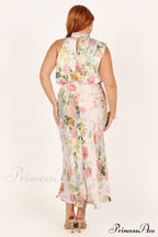 Anabelle Halter Stylish Neck Midi Dress image 9