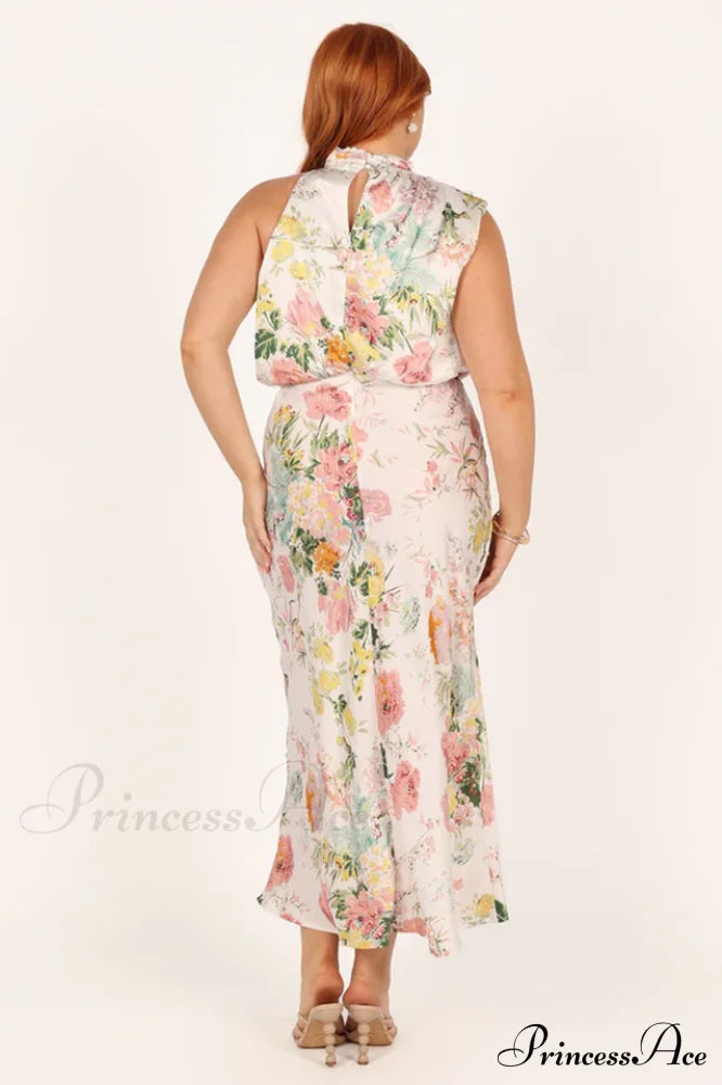 Anabelle Halter Stylish Neck Midi Dress image 9