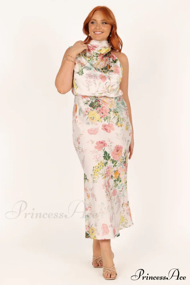 Anabelle Halter Stylish Neck Midi Dress image 6