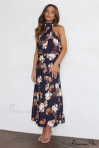 Anabelle Halter Stylish Neck Midi Dress image 18