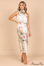 Anabelle Halter Stylish Neck Midi Dress image 2