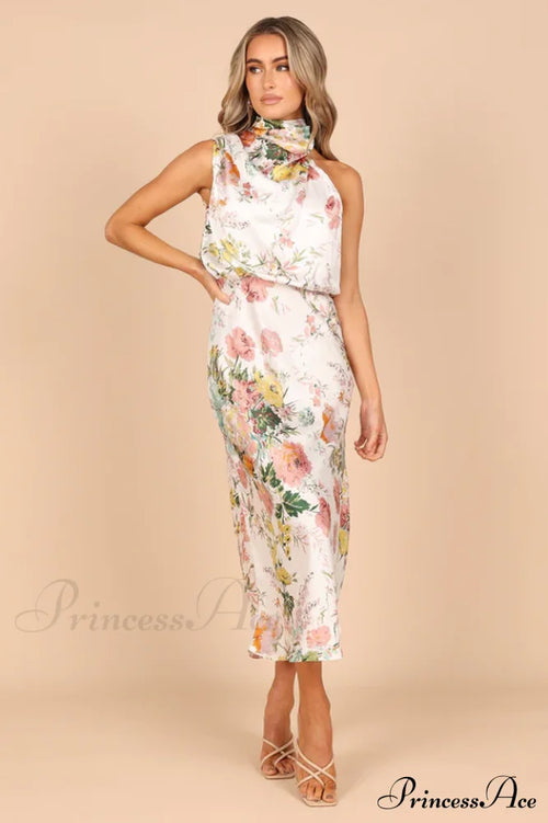 Anabelle Halter Stylish Neck Midi Dress image 2