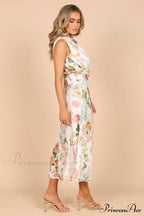 Anabelle Halter Stylish Neck Midi Dress image 3
