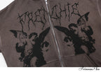Cozy Mysterious Dark Gothic Hoodie image 6