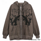 Cozy Mysterious Dark Gothic Hoodie image 1