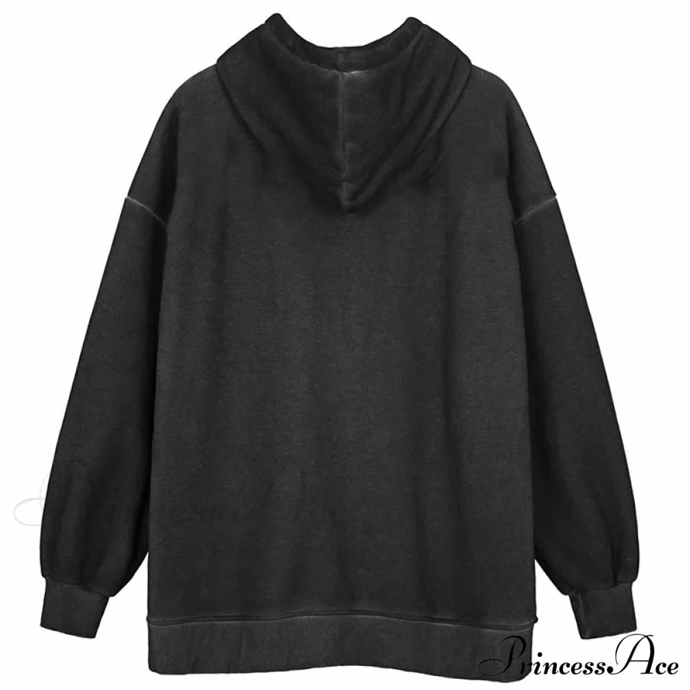 Cozy Mysterious Dark Gothic Hoodie image 4