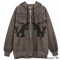 Cozy Mysterious Dark Gothic Hoodie image 7