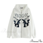 Cozy Mysterious Dark Gothic Hoodie image 9