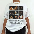 Animal Smoking Sarcastic Meme T-shirt image 1