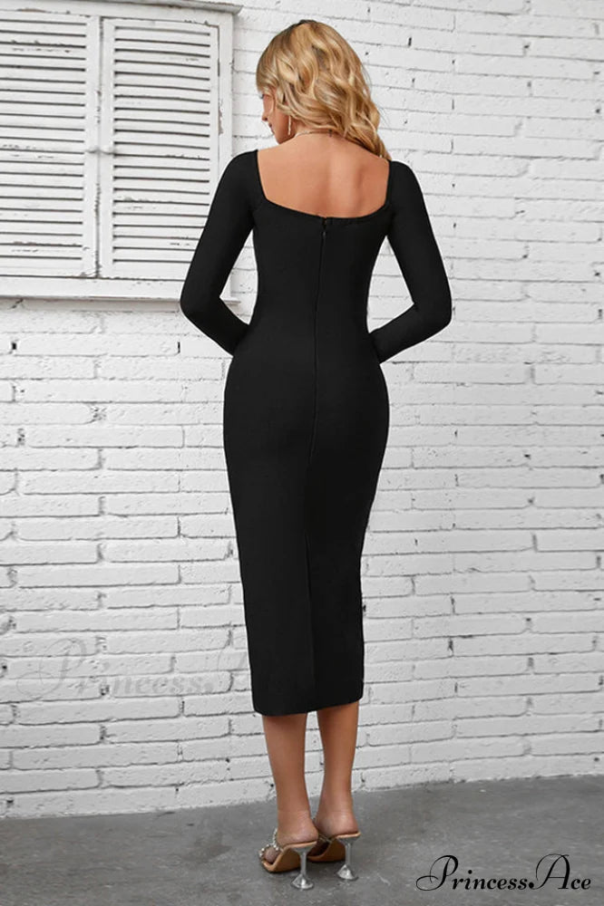 Anna Embellished Stylish Midi Dress image 2