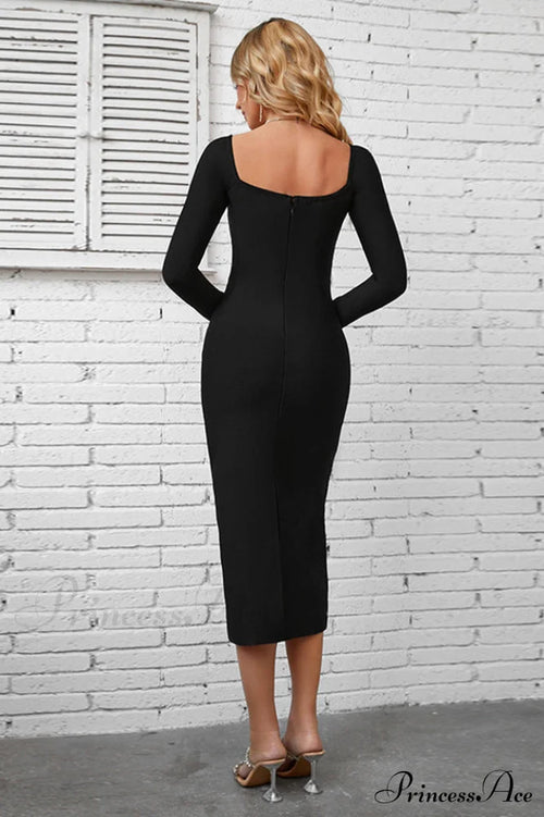 Anna Embellished Stylish Midi Dress image 2