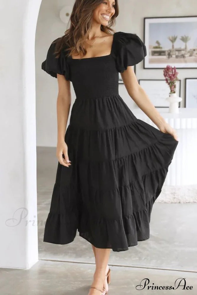 Anne Elegant Tiered Dress image 17