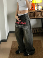 Antique Gothic Baggy Letter Pant image 1