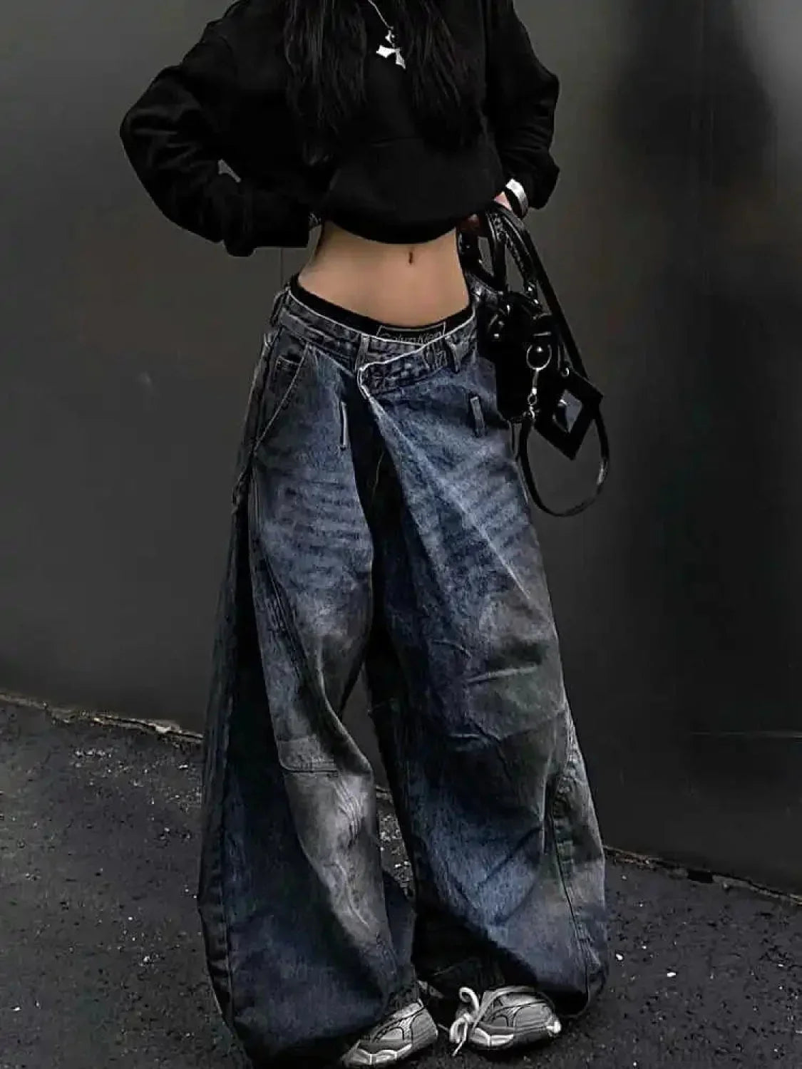 Antique Gothic Tall Waist Baggy Pant image 4
