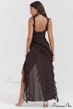 Ariel Cherry Stylish Pleated Maxi Dress image 19