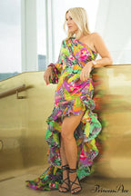 Asfrid Printed Stylish Maxi Dress image 8