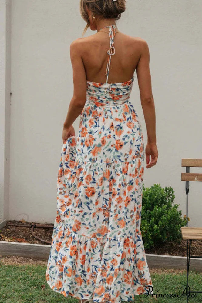 Asiah Halter Neck Maxi Dress image 7
