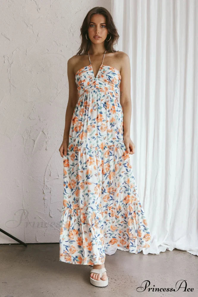 Asiah Halter Neck Maxi Dress image 1
