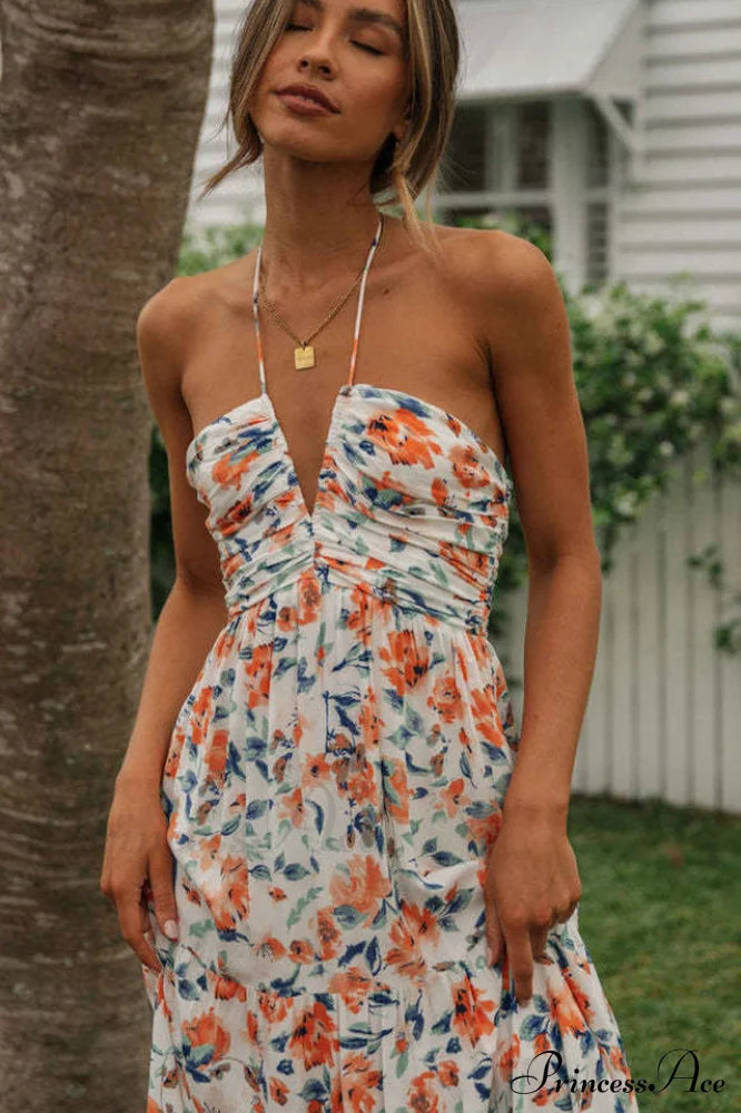 Asiah Halter Neck Maxi Dress image 5