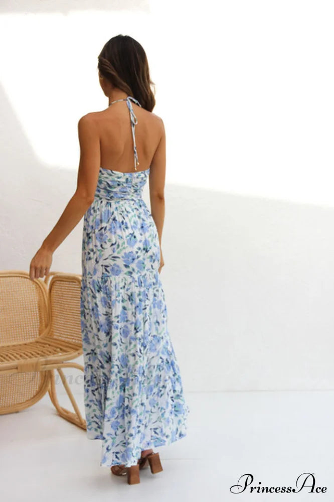 Asiah Halter Neck Maxi Dress image 14
