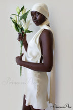 Astrella Neck Wrap Charming Midi A-Line Dress image 2
