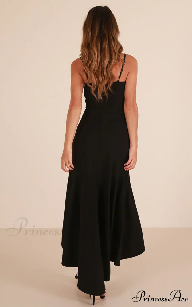 Asymmetric Flounce Long Dress image 4