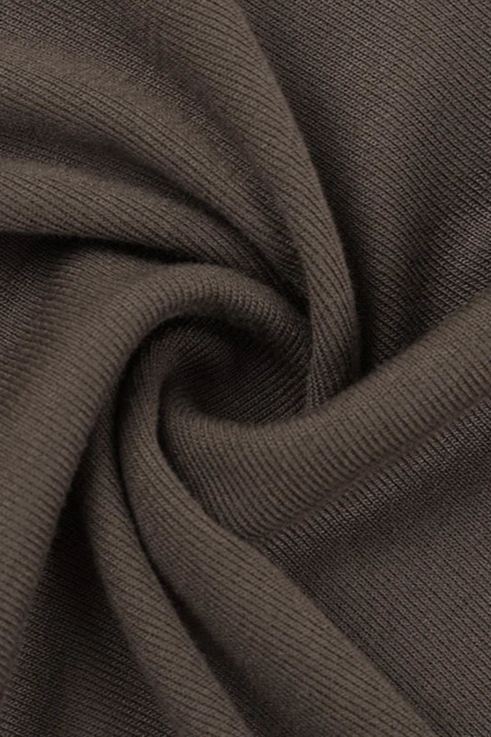 Asymmetric Hem Plain Long Sleeve Tee image 4