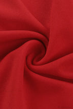 Asymmetric Neck Fitted Split Maxi Dress image 4