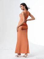 Asymmetric Neck Tank Sleeveless Wrap Bodycon Floral Vacation Dress image 4