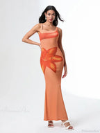 Asymmetric Neck Tank Sleeveless Wrap Bodycon Floral Vacation Dress image 3