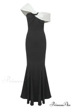 Asymmetric Off Stylish Shoulder Maxi Dress image 5
