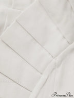 Asymmetric Pleated Graceful Zip Shorts image 4