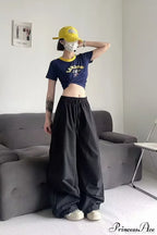 Athletic Stretchy Waist Relaxed Cargo Pants image 10