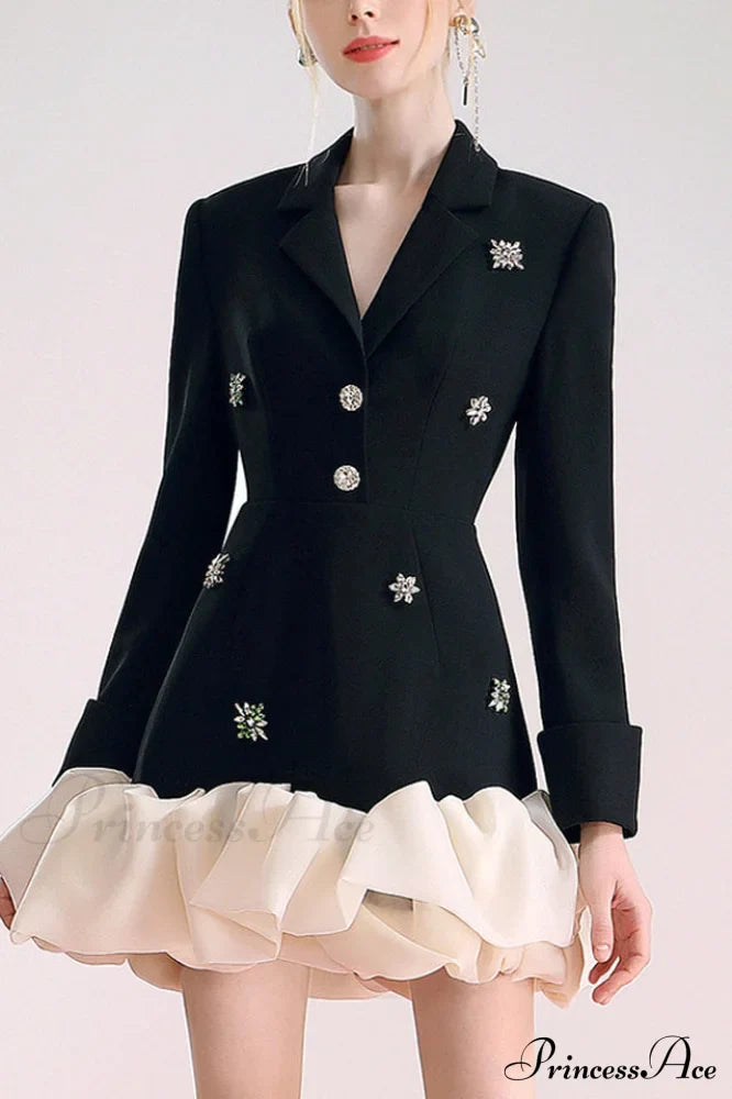 Aubrey Diamante Stylish Organza Blazers image 4
