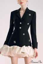Aubrey Diamante Stylish Organza Blazers image 4