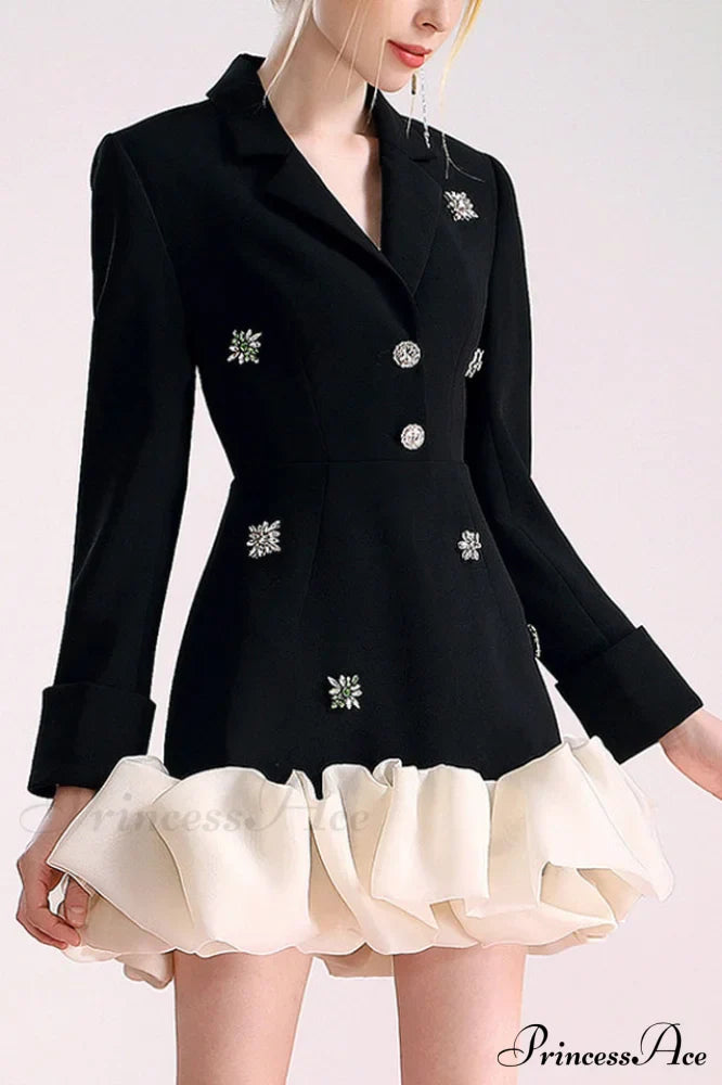 Aubrey Diamante Stylish Organza Blazers image 5