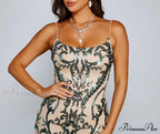 Auden Formal Stylish Sequin Scroll Bodycon image 3
