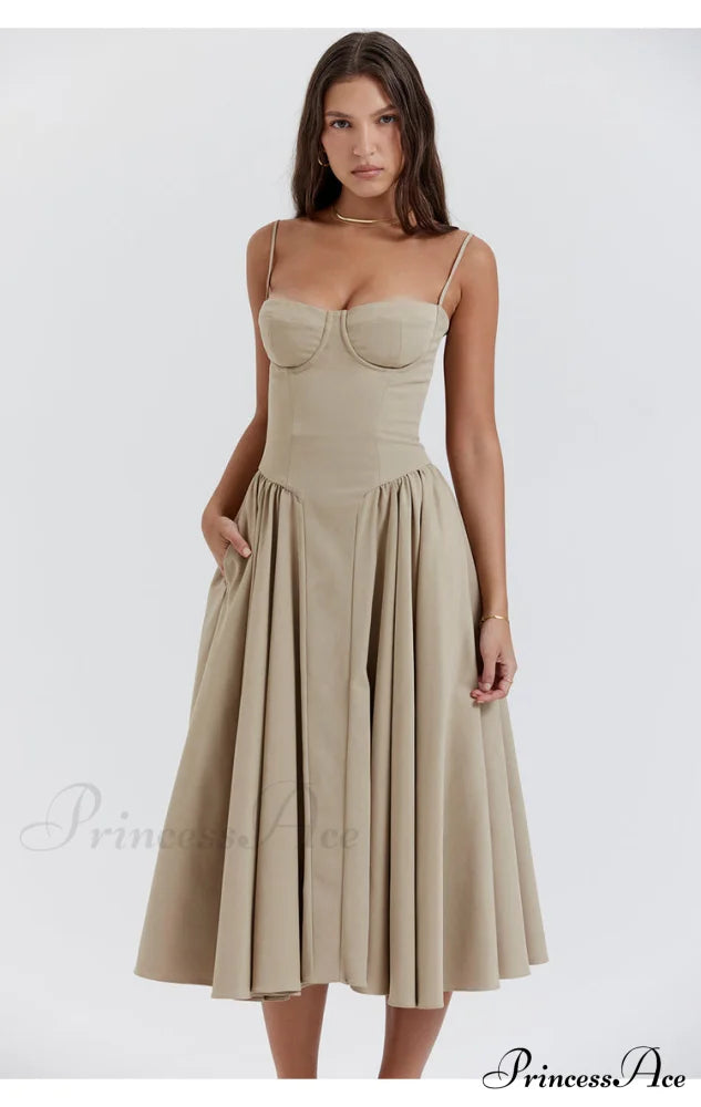 Aurora Midi/Maxi Stylish Bustier Corset Dress image 15