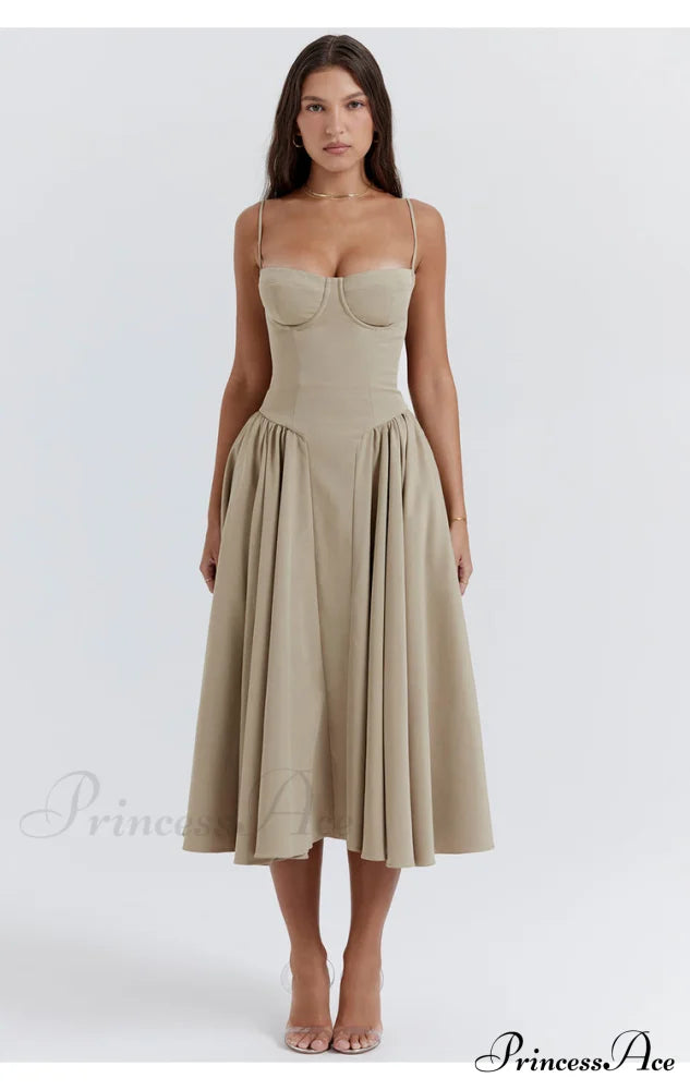 Aurora Midi/Maxi Stylish Bustier Corset Dress image 13