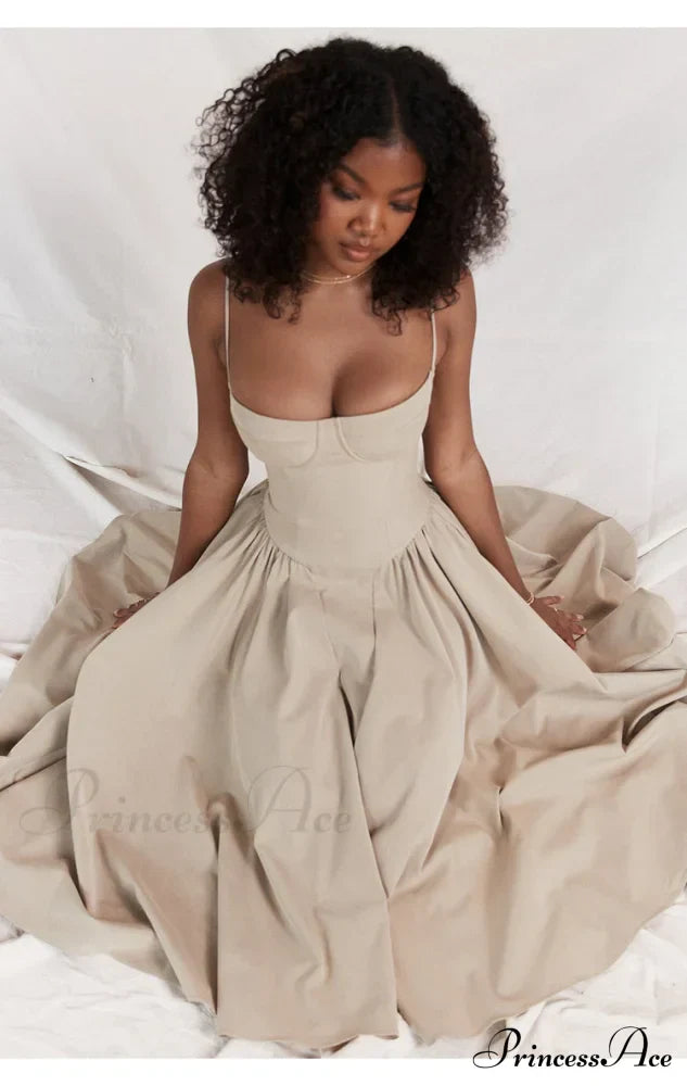 Aurora Midi/Maxi Stylish Bustier Corset Dress image 5