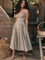 Aurora Midi/Maxi Stylish Bustier Corset Dress image 3