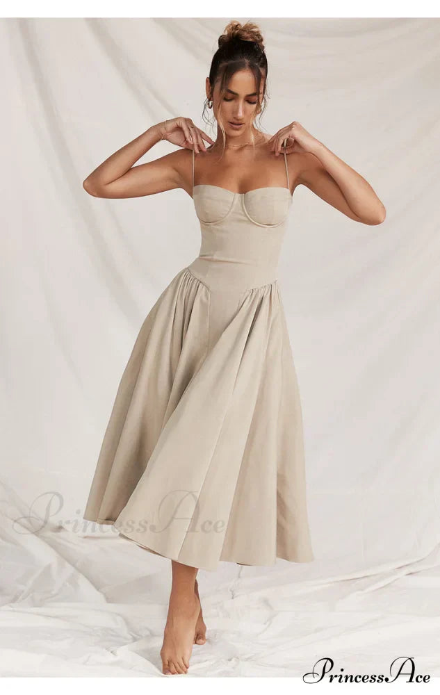Aurora Midi/Maxi Stylish Bustier Corset Dress image 1